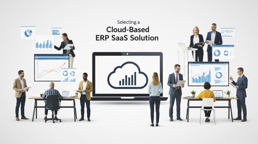 businesses cloud based erp saas solution system